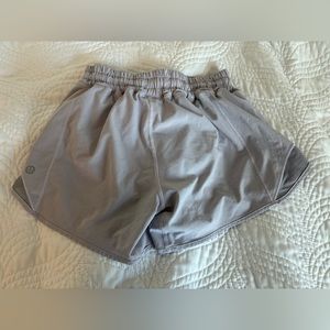 Light purple lululemon hotty hot shorts